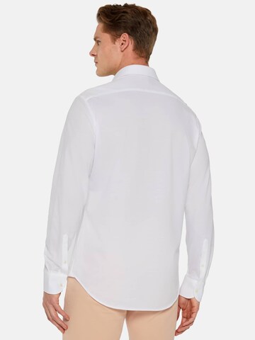 Coupe slim Chemise business Boggi Milano en blanc