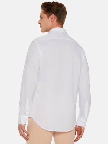 Coupe slim Chemise business Boggi Milano en blanc