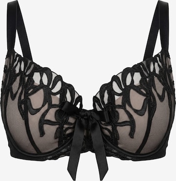 Invisible Soutien-gorge 'CHÉRIE CHÉRIE' SugarShape en noir : devant