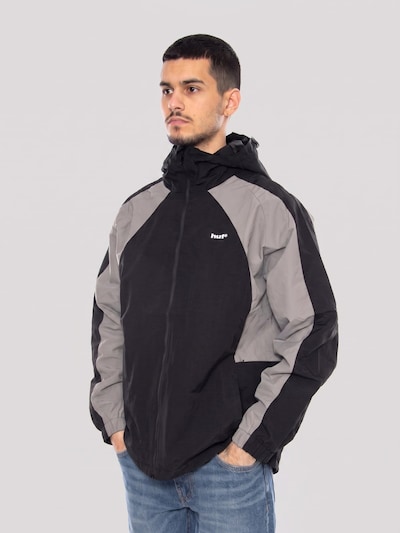 HUF Kurtka przejściowa 'Set Shell Jacket -- Men's Black Hooded Jacket Men' w rozmiarze S w kolorze czarnym, Podgląd produktu