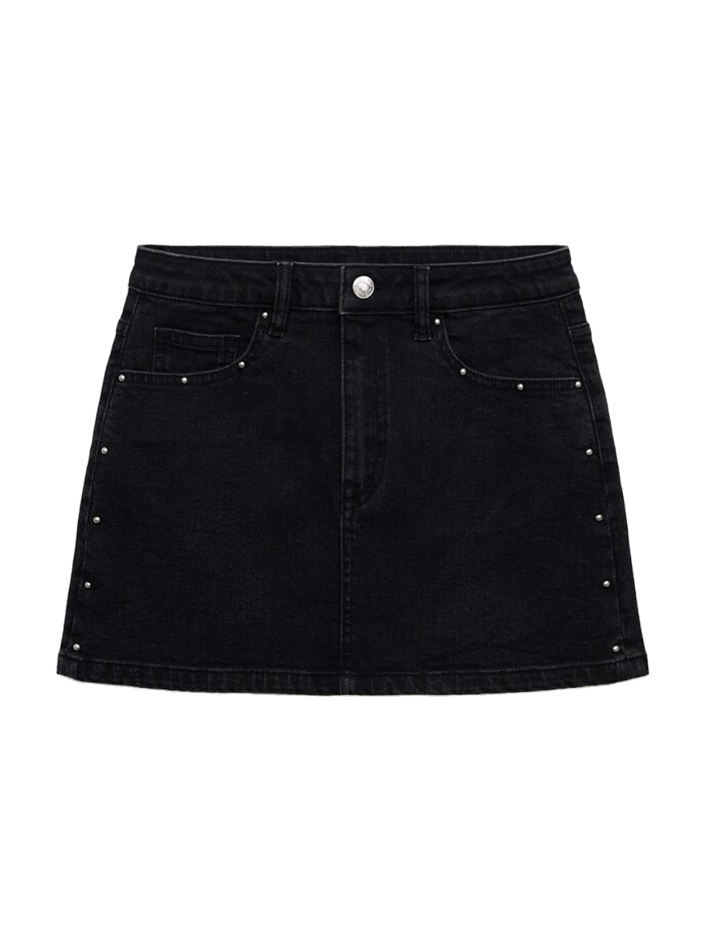 juoda MANGO TEEN Sijonas 'PARTYF': priekis