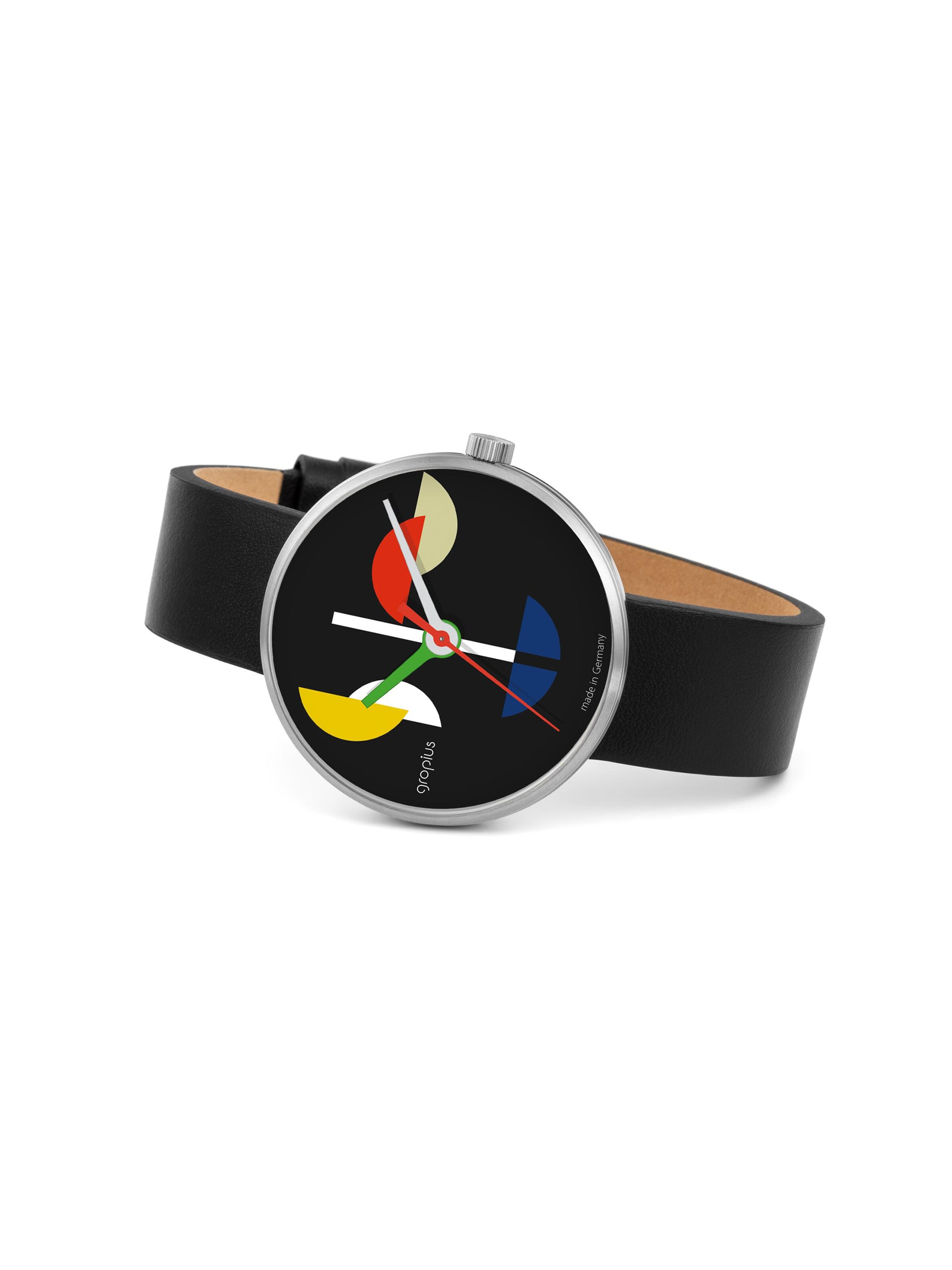 WALTER GROPIUS Analog Watch 'TRIADE DER SINNE' in Black
