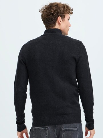 Pull-over ' CFHEINE halfzip ' Casual Friday en bleu