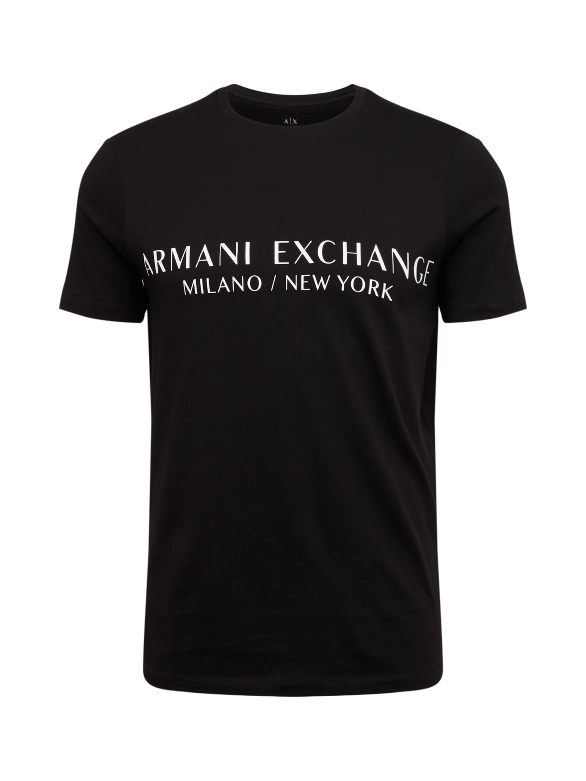 Maglietta '8NZT72' di ARMANI EXCHANGE in nero: frontale