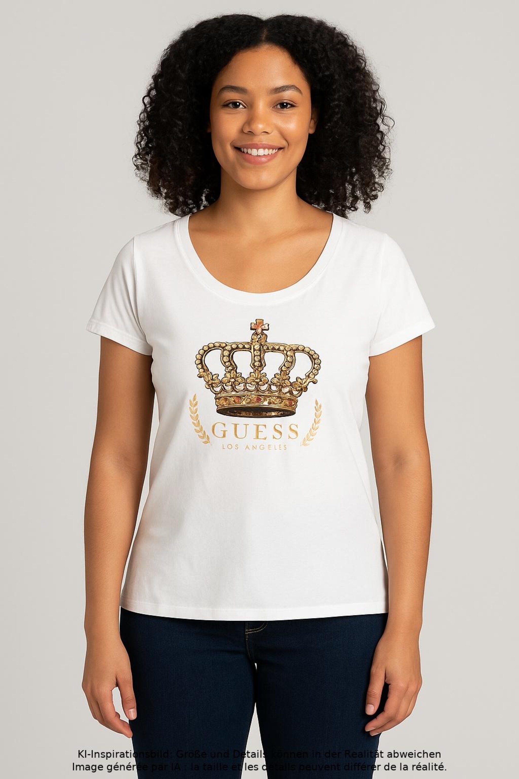 GUESS Top & Shirt in XXXL in White, Item view