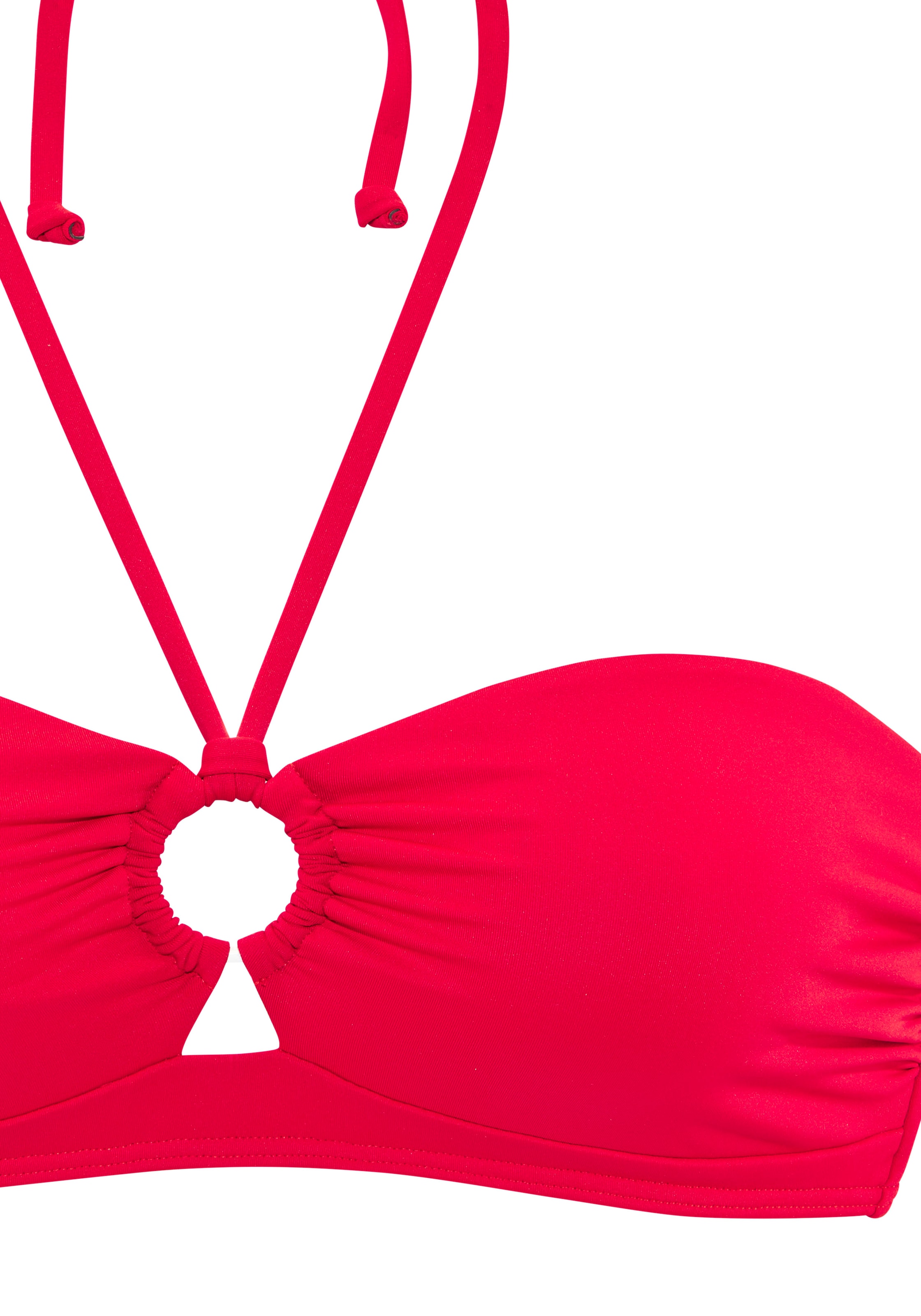 s.Oliver Bandeau Bikinitop in Rot