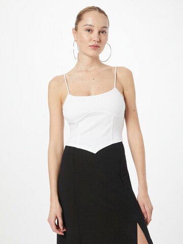 Gina Tricot Top 'Crissy' in White: front