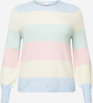 ONLY Carmakoma Sweater 'DARIA' in Blue: front