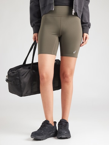 žalia ASICS Siauras Sportinės kelnės 'Core Sprinter': priekis