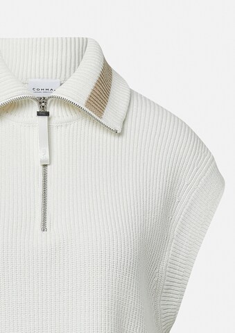 Pull-over comma casual identity en blanc