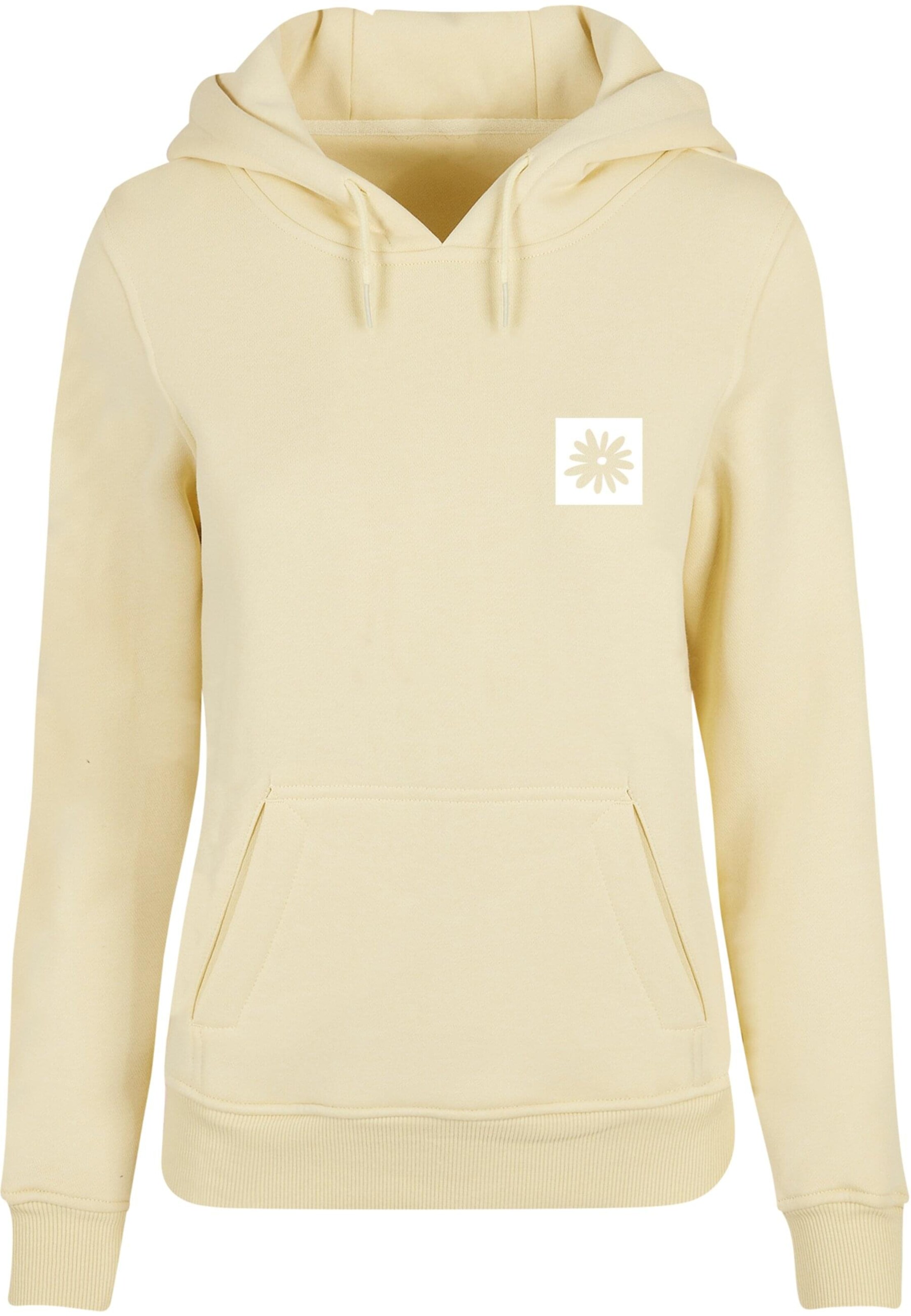 Merchcode Sweatshirt 'Rebirth And Renewal' in Geel: voorkant