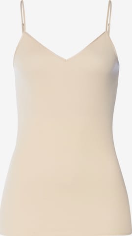 Hanro Undershirt 'Cotton Seamless' in Beige: front
