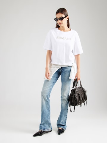 ARMANI EXCHANGE Koszulka w kolorze biały