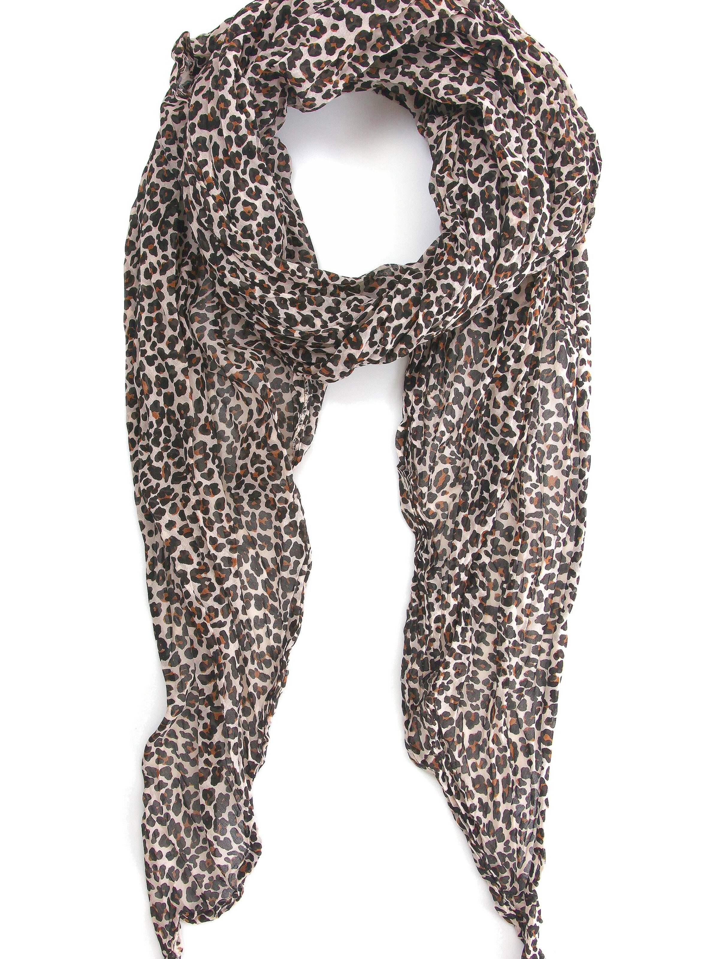 COLLEZIONE ALESSANDRO Scarf 'Yasminda' in Brown: front