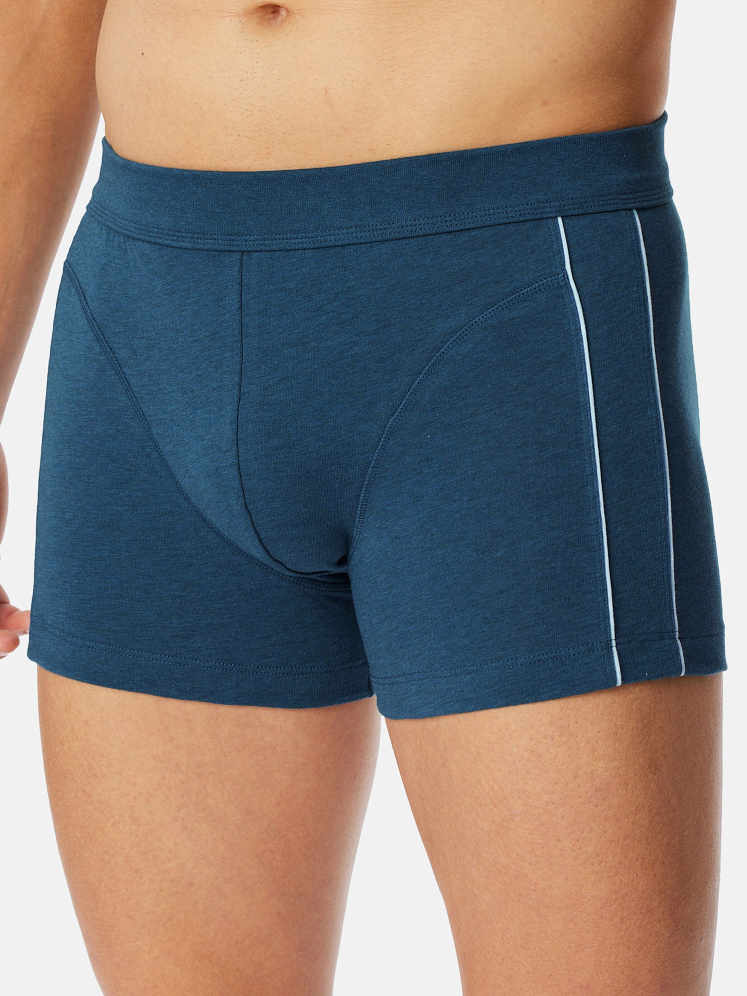 SCHIESSER - Calzoncillo boxer ' Comfort Fit ' en azul: frente