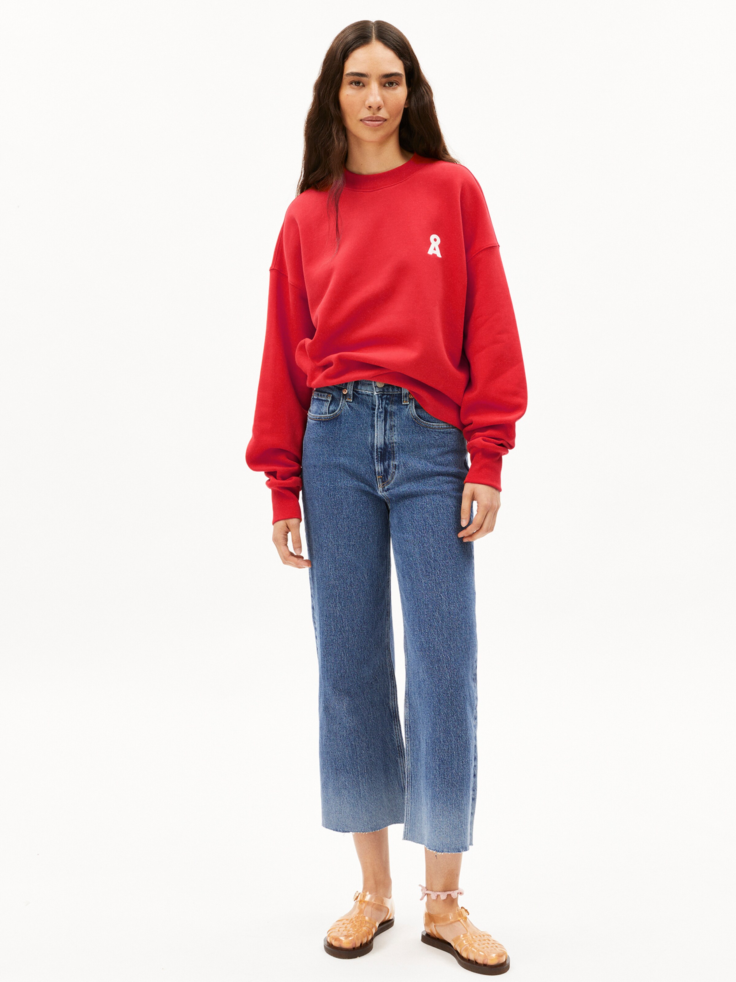 ARMEDANGELS Pullover ICONIC Å ALIZAA in Orange: Vorderseite