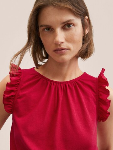 MANGO Top 'SELMA' in Rood