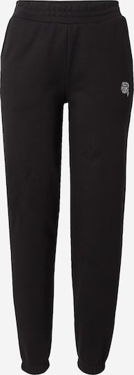 Karl Lagerfeld Pantalon 'Ikonik 2.0' en gris argenté / noir, Vue avec produit