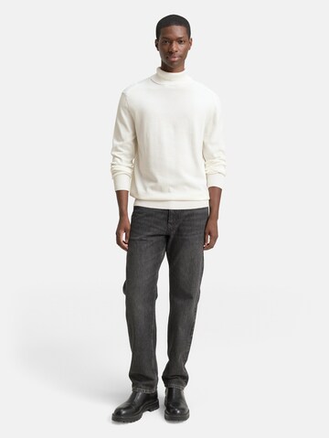 TOM TAILOR DENIM Sweater in White