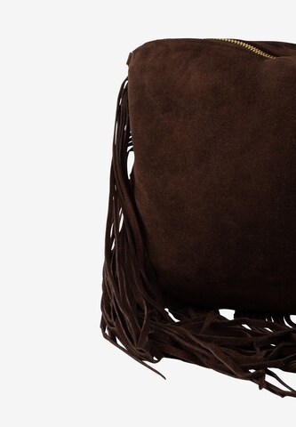 Sac à bandoulière IZIA en marron