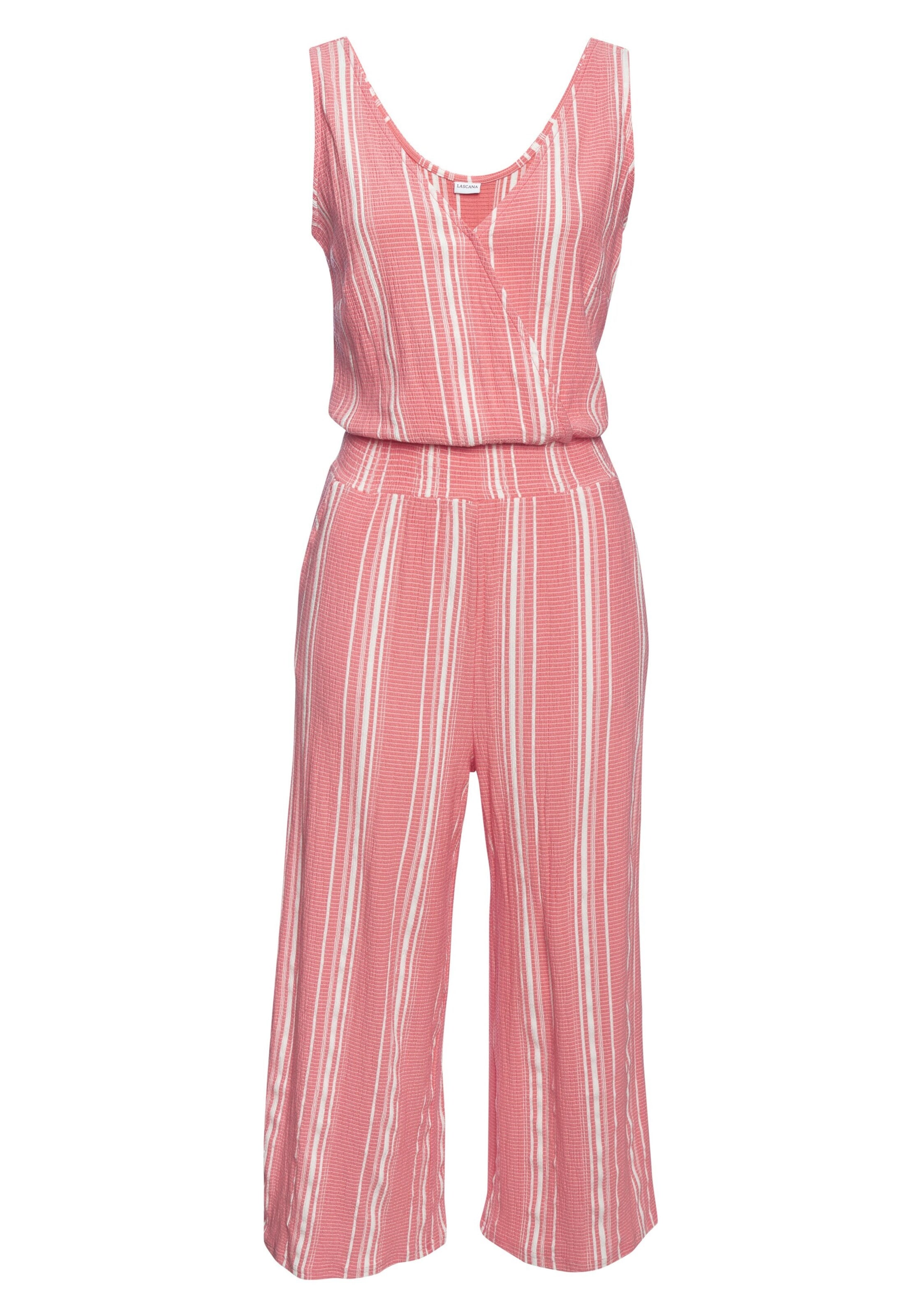LASCANA Jumpsuit in Pink: front
