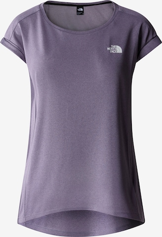 T-shirt fonctionnel ''Tanken' THE NORTH FACE en violet : devant