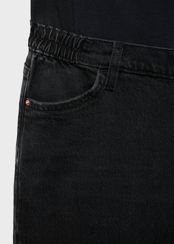 MANGO Wide leg Jeans 'Widemum' in Black