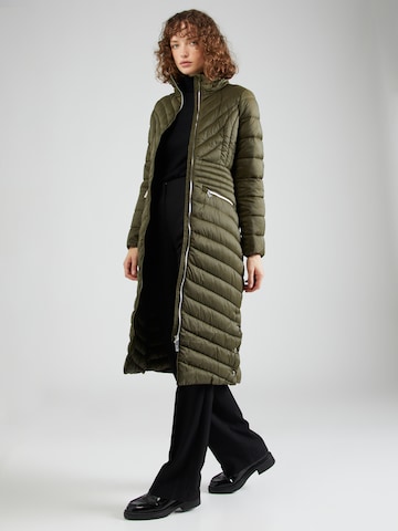 Karen Millen Between-Seasons Coat in Green