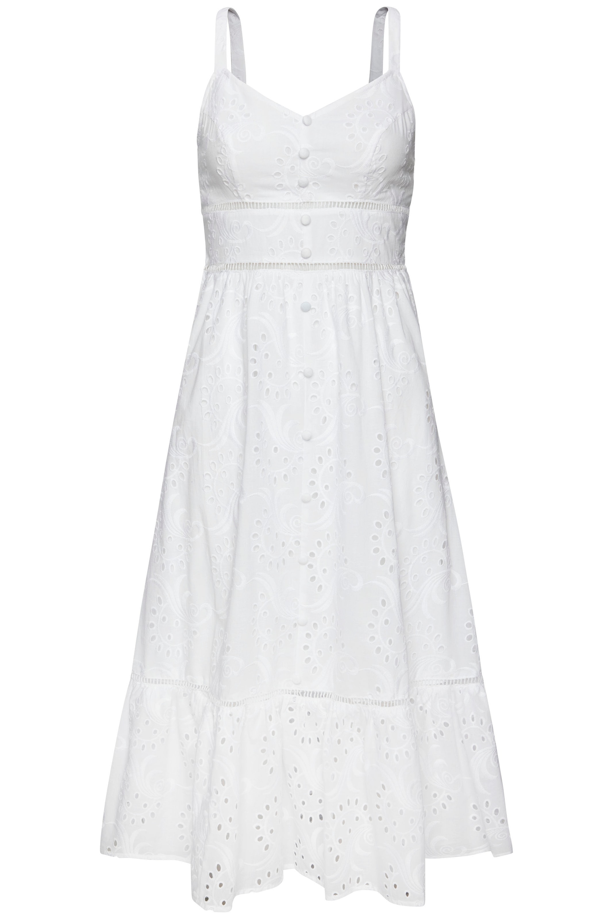 LASCANA Klänning i vit: framsida