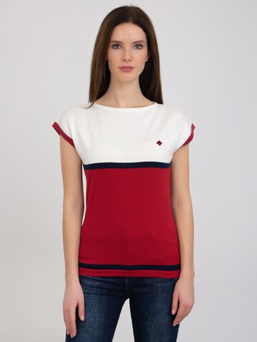 Sir Raymond Tailor Sweater 'Thaiss' in Red: front