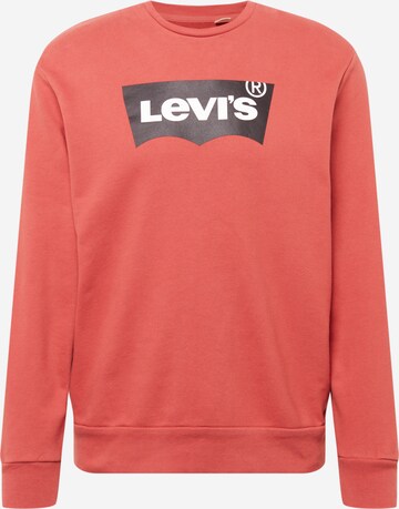 LEVI'S ® Sweatshirt 'Graphic Crew' in Red: front