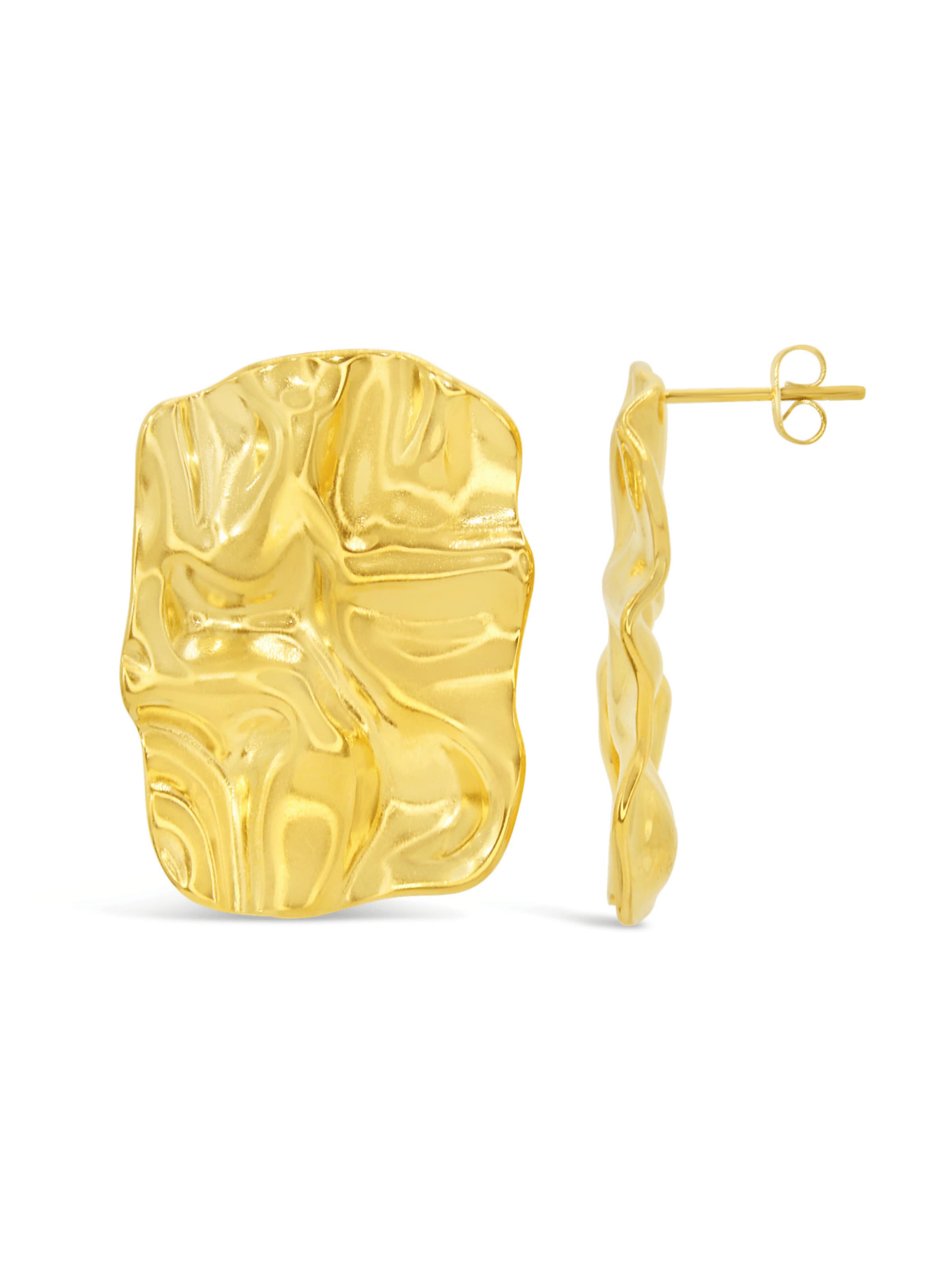 ARS-ARGENTI Ohrringe 'DEKADENCE'‌‌‌‌ in Gold: Vorderseite