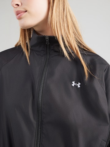 UNDER ARMOUR Athletic Jacket 'Woven' in Black