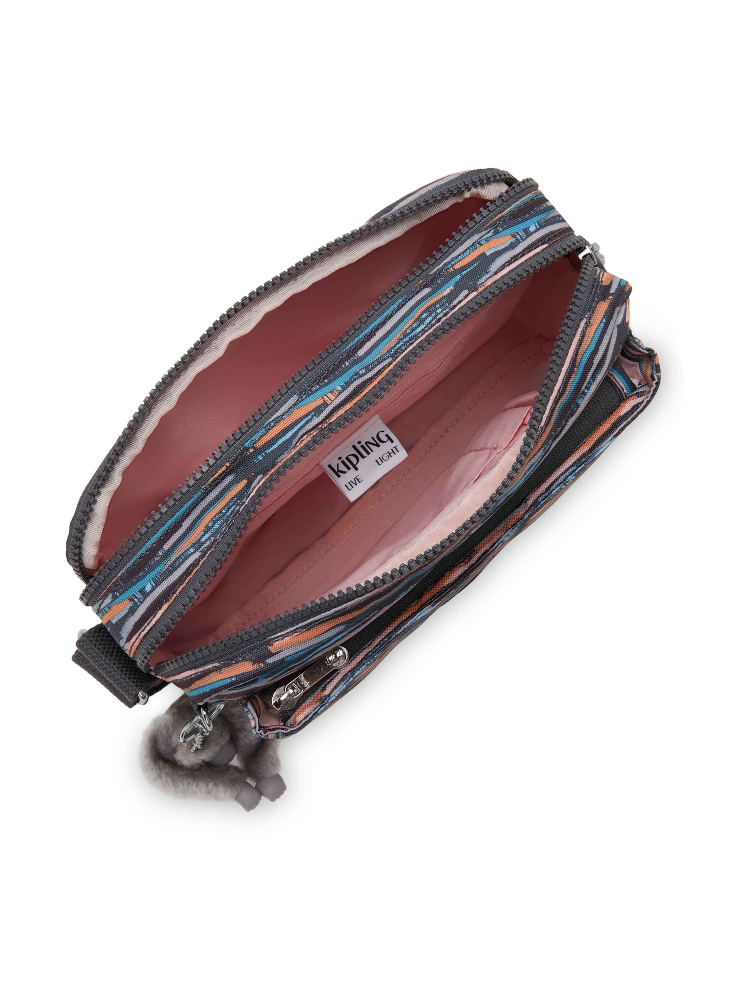 KIPLING Schoudertas 'Abanu' in Zwart