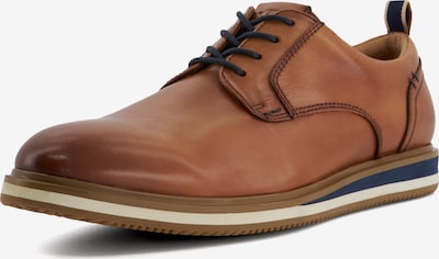 Pantofi cu șireturi Dune LONDON pe bleumarin / maro caramel, Vizualizare produs