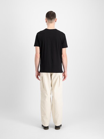 T-Shirt 'Carbon' ALPHA INDUSTRIES en noir