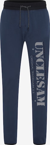 UNCLE SAM Regular Pants in Blue: front