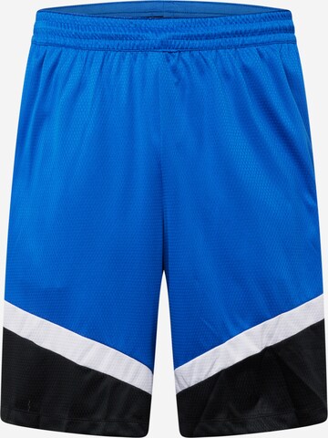 NIKE Workout Pants in Blue: front