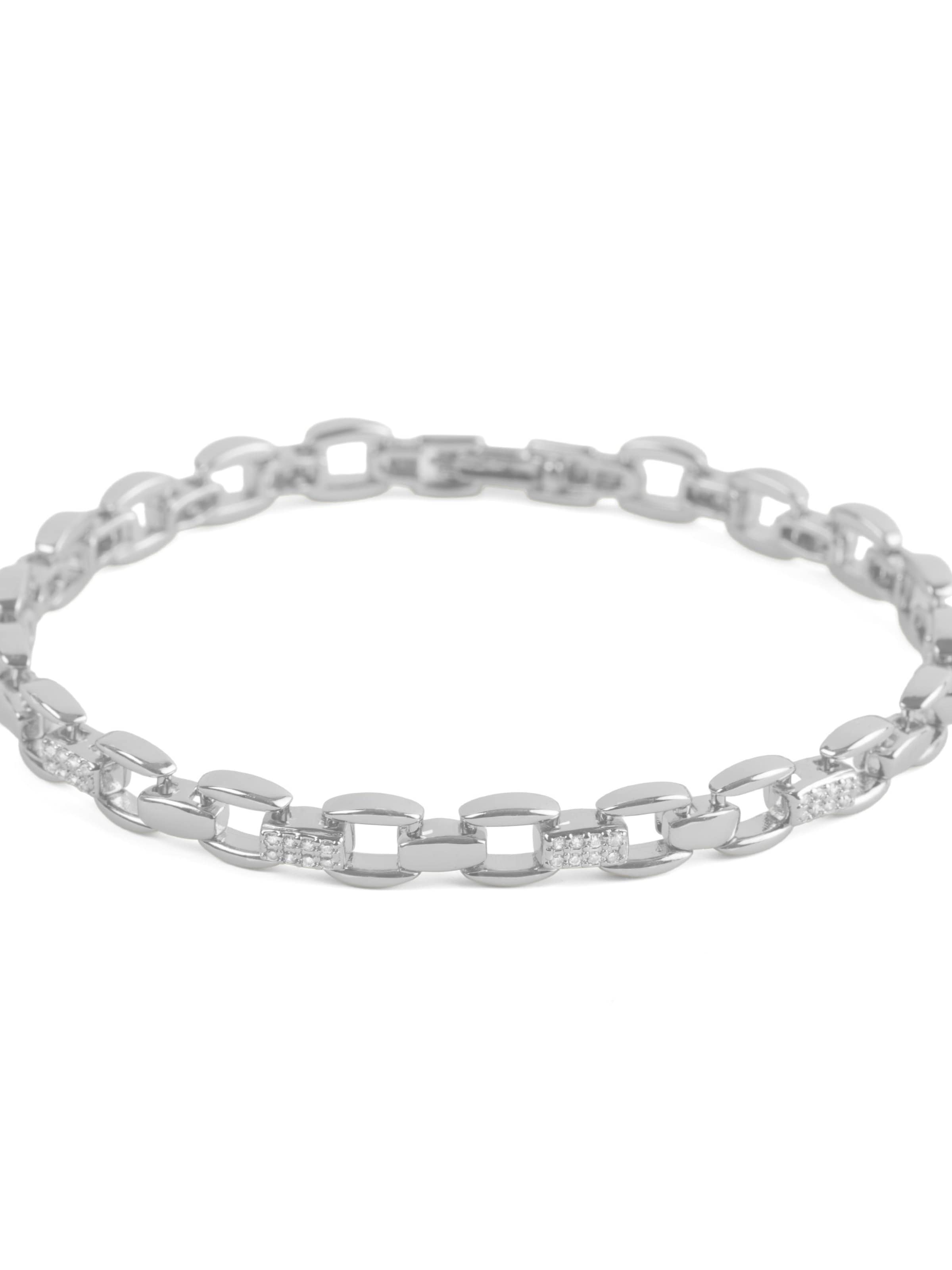 Luxenter - Pulsera 'Yaris' en plata