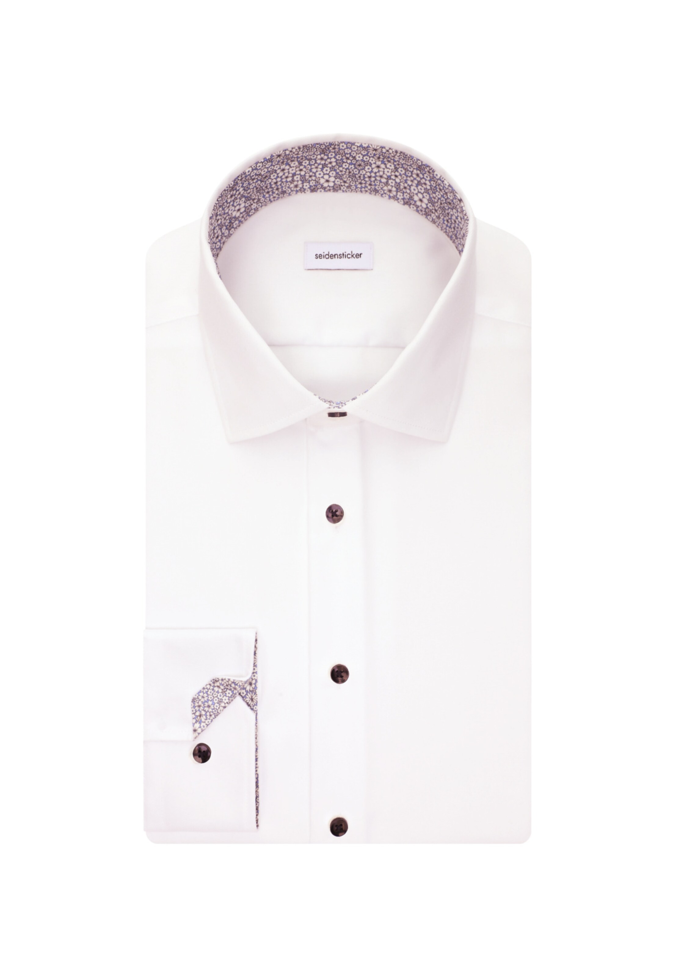 SEIDENSTICKER Slim fit Zakelijk overhemd 'Smart Classic' in Wit