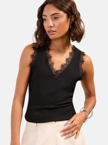 Friends Like These Top in Black: front