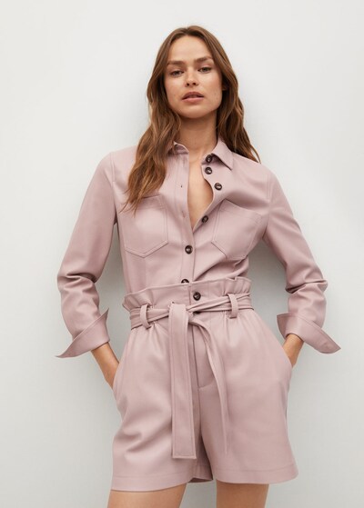 MANGO Shorts 'Rose' in puder, Modelansicht