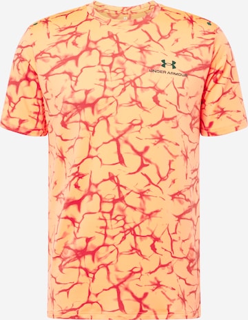 UNDER ARMOUR Performance shirt 'Rush Energy' in Orange: front