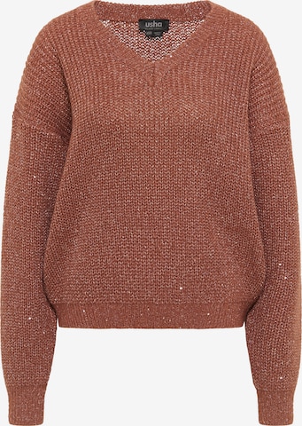 usha BLACK LABEL Sweater in Bronze: front