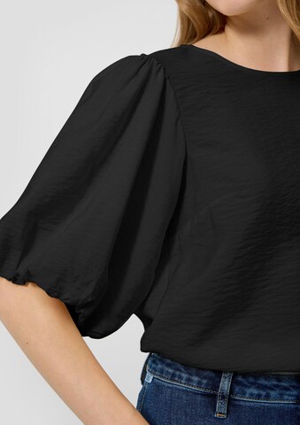 QS Bluse in Schwarz