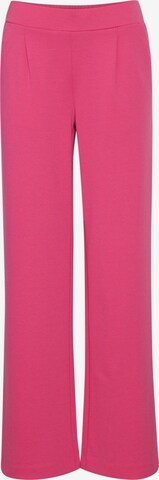 Pantaloni con pieghe 'Rizetta' di b.young in rosa: frontale