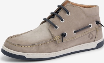 Travelin Lace-Up Shoes 'Maenporth' in Beige: front