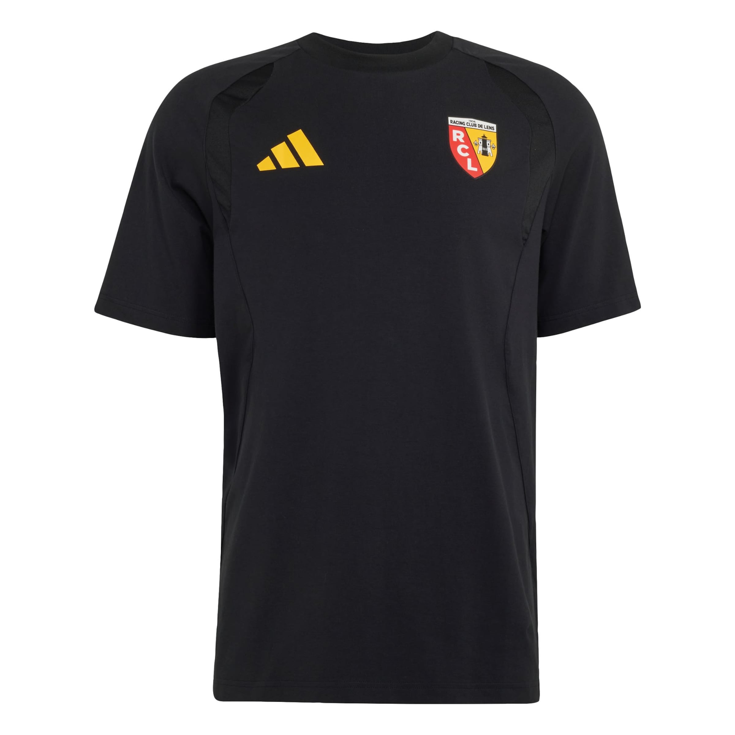 T-Shirt fonctionnel 'RC Lens Tiro' ADIDAS PERFORMANCE en noir : devant