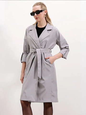 Bigdart Between-seasons coat in Grey: front