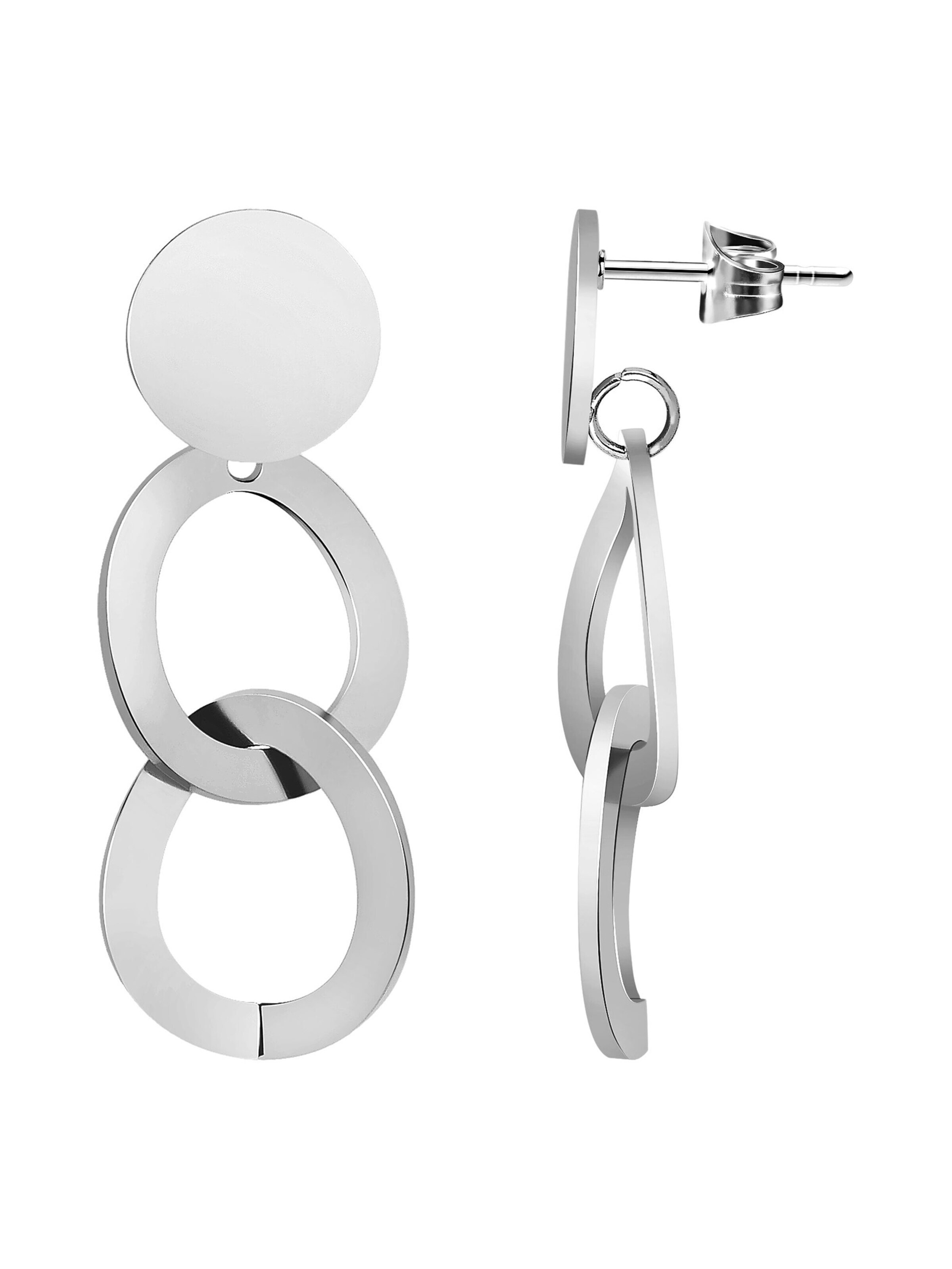 Akzent Earrings 'Missah, langlebig' in Silver